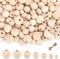 800 Pieces Wooden Beads for Crafts 7 Sizes Unfinished Natural Wood Beads Wooden Beads Bulk 6mm, 8mm, 10mm, 12mm, 14mm, 16mm, 20mm Beads for Garland Macrame Jewelry Making DIY Farmhouse Decor